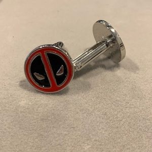 Round Deadpool Cuff Links